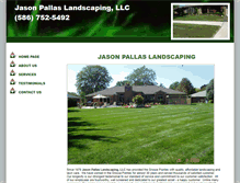 Tablet Screenshot of jasonpallaslandscaping.com